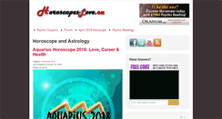 Desktop Screenshot of horoscopes-love.eu