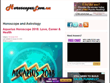 Tablet Screenshot of horoscopes-love.eu